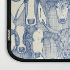 just cattle classic blue pearl Laptop Sleeve Gallery Image 3