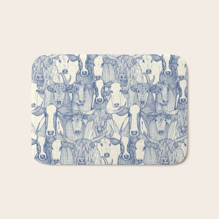 just cattle classic blue pearl Bath Mat Gallery Image 1