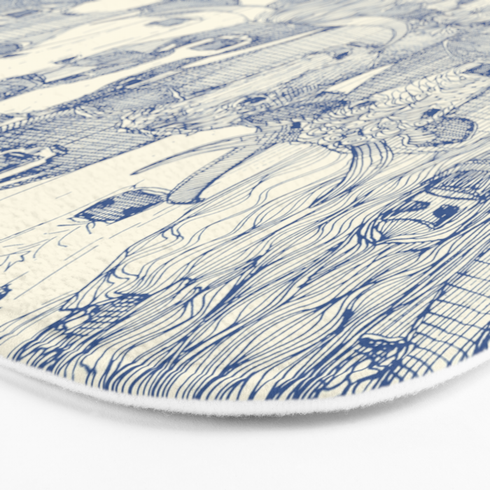 just cattle classic blue pearl Bath Mat Gallery Image 3