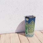 Five peaks of the sun and moon : Kingâs painting (Minhwa-Korean folk art) Travel Mug Gallery Image 4