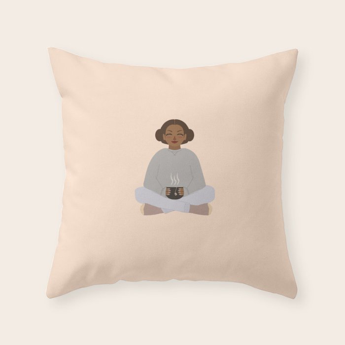 Day off Throw Pillow Gallery Image 6