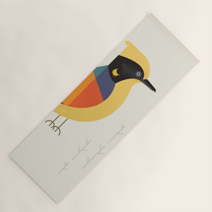 Helmeted Honeyeater Yoga Mat Gallery Image 1