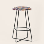 Colorful Geometric Pattern XLII Stool Gallery Image 1
