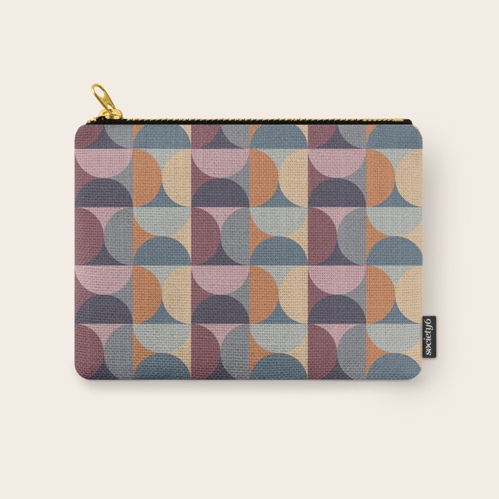 Colorful Geometric Pattern XLII Carry All Pouch Gallery Image 1