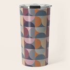 Colorful Geometric Pattern XLII Travel Mug Gallery Image 1