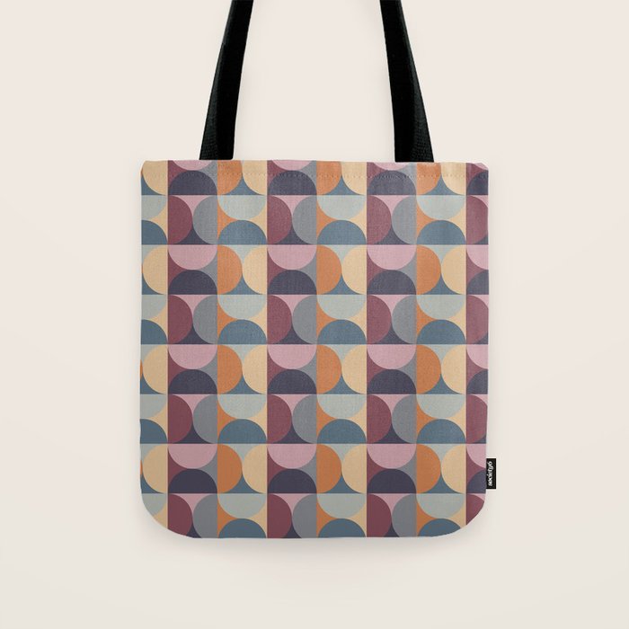 Colorful Geometric Pattern XLII Tote Bag Gallery Image 1