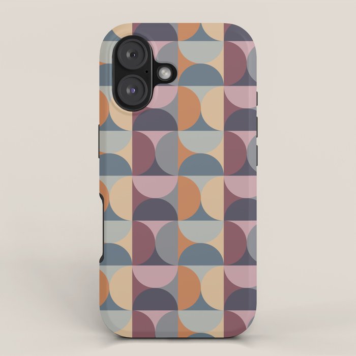 Colorful Geometric Pattern XLII iPhone Case Gallery Image 1