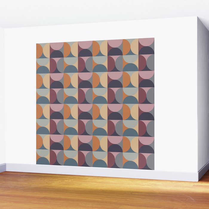 Colorful Geometric Pattern XLII Wall Mural Gallery Image 2