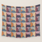 Colorful Geometric Pattern XLII Wall Tapestry Gallery Image 4