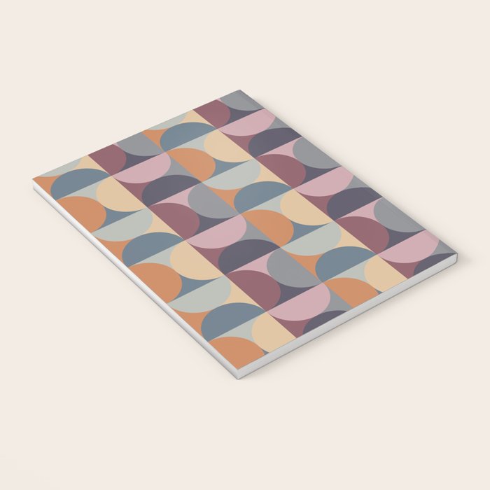 Colorful Geometric Pattern XLII Notebook Gallery Image 3