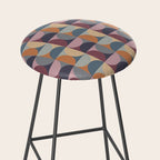 Colorful Geometric Pattern XLII Stool Gallery Image 2