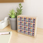 Colorful Geometric Pattern XLII Mini Art Print Gallery Image 2