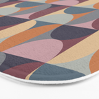 Colorful Geometric Pattern XLII Bath Mat Gallery Image 3
