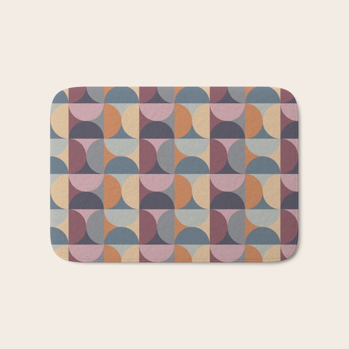 Colorful Geometric Pattern XLII Bath Mat Gallery Image 1