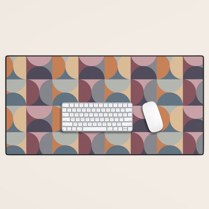 Colorful Geometric Pattern XLII Desk Mat Gallery Image 1