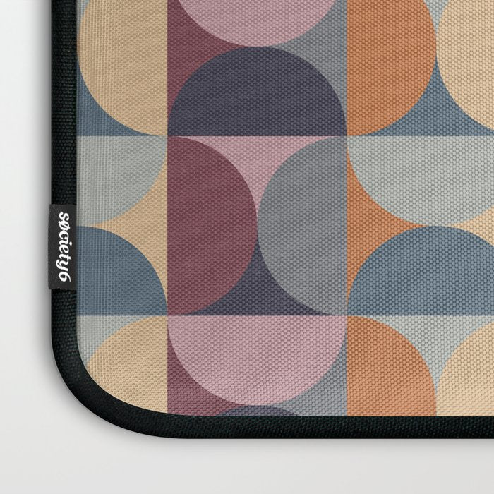 Colorful Geometric Pattern XLII Laptop Sleeve Gallery Image 3