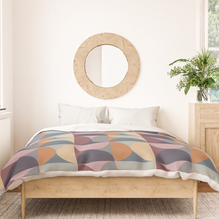 Colorful Geometric Pattern XLII Duvet Cover Gallery Image 3