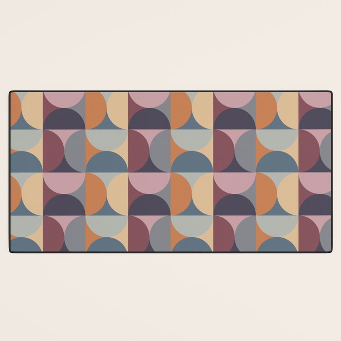 Colorful Geometric Pattern XLII Desk Mat Gallery Image 3