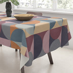 Colorful Geometric Pattern XLII Tablecloth Gallery Image 3
