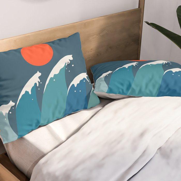 Cat Landscape 15 Pillow Sham Gallery Image 2