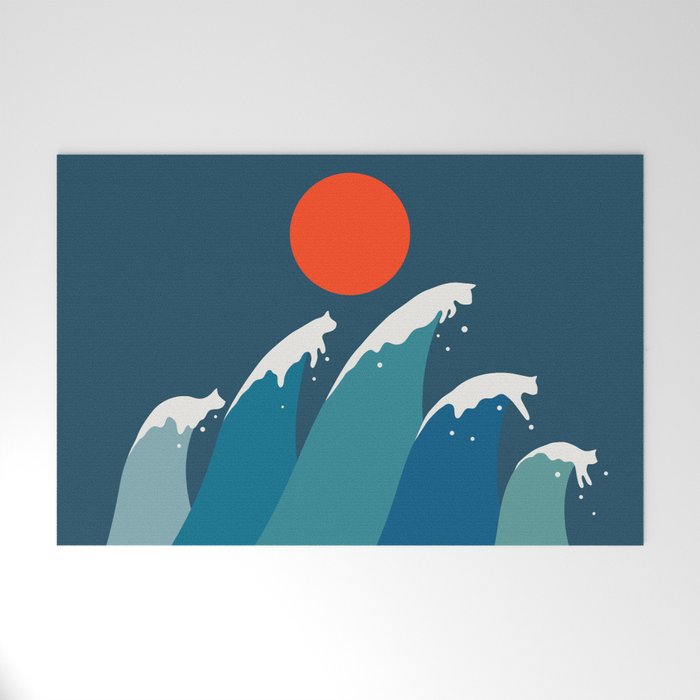 Cat Landscape 15 Welcome Mat Gallery Image 1