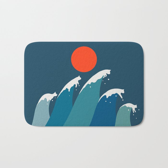 Cat Landscape 15 Bath Mat Gallery Image 1