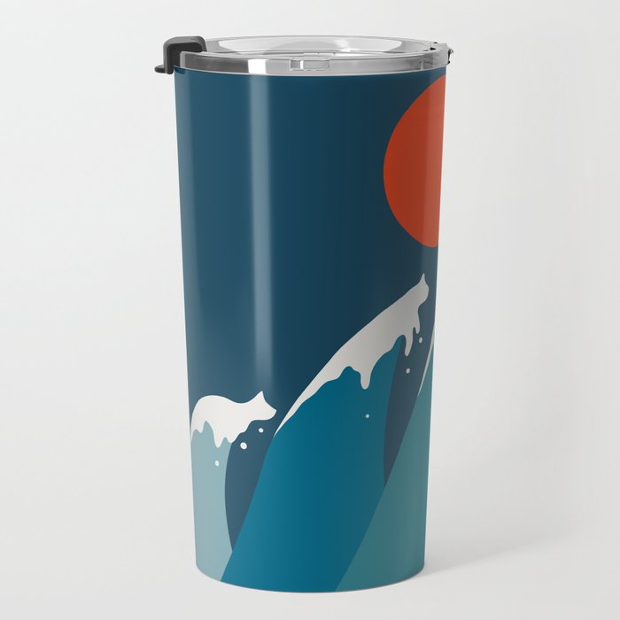 Cat Landscape 15 Travel Mug Gallery Image 3