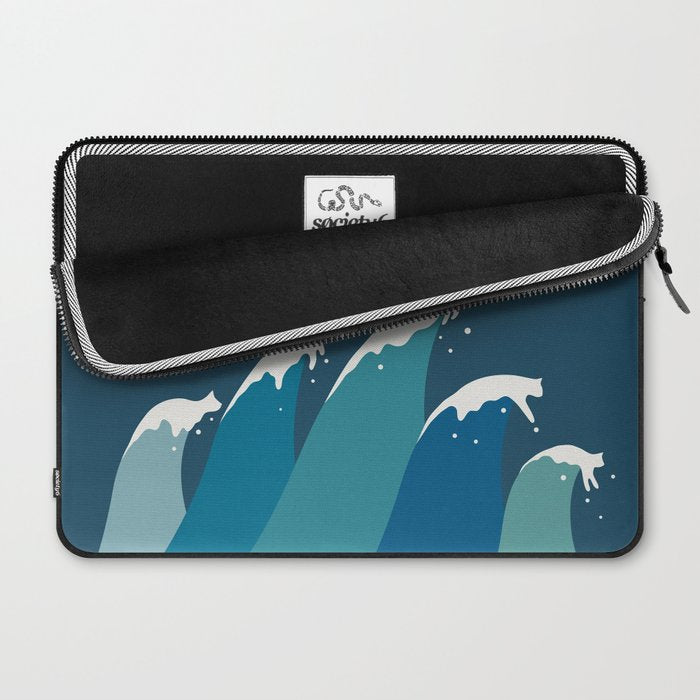 Cat Landscape 15 Laptop Sleeve Gallery Image 2