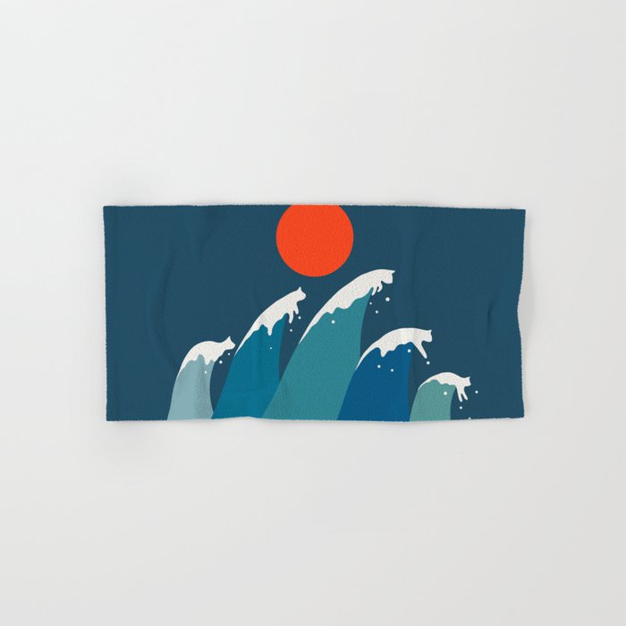 Cat Landscape 15 Bath Towel Gallery Image 1