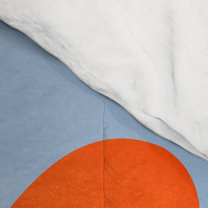 Red Coral Leaf: Matisse Paper Cutouts II Comforter Gallery Image 4