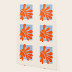 Red Coral Leaf: Matisse Paper Cutouts II Wallpaper Gallery Image 2