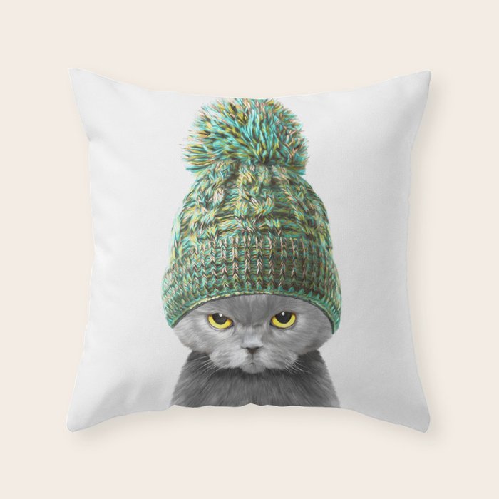 BOBBY Throw Pillow Gallery Image 6