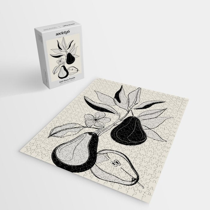 Line Art Pears 4 Jigsaw Puzzle Gallery Image 2