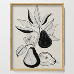 Line Art Pears 4 Serving Tray Gallery Image 1