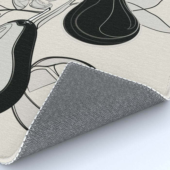 Line Art Pears 4 Rug Gallery Image 4
