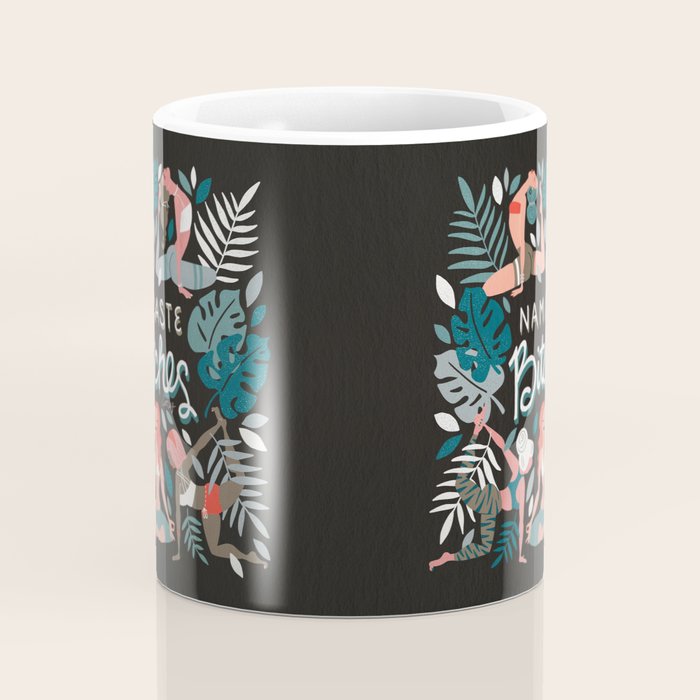 Namaste, Bitches - Charcoal Palette Coffee Mug Gallery Image 4
