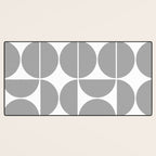 Mid Century Modern Grey Square Desk Mat Gallery Image 3