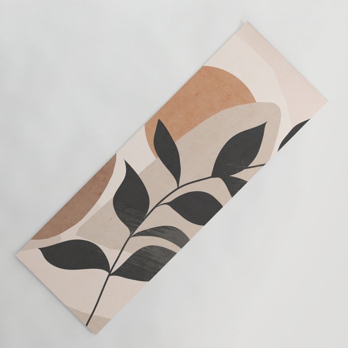 Minimal Abstract Art Plant 4 Yoga Mat Gallery Image 1