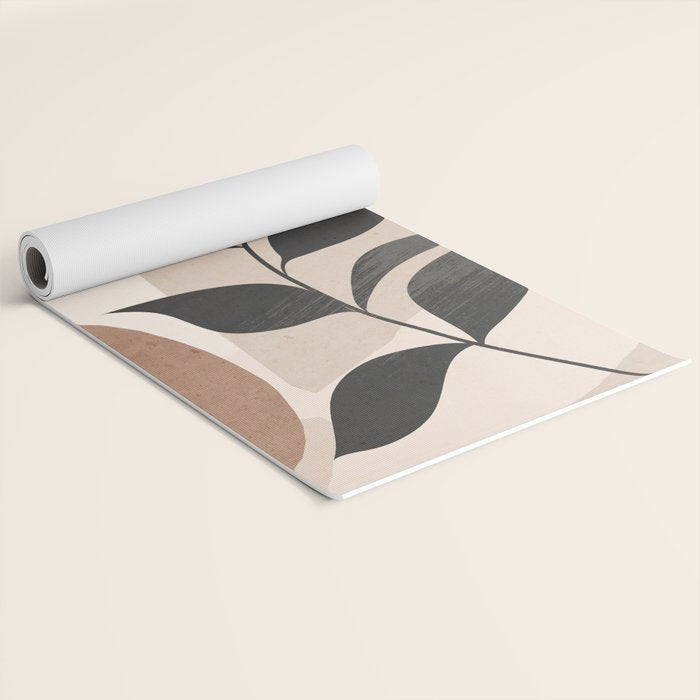 Minimal Abstract Art Plant 4 Yoga Mat Gallery Image 2