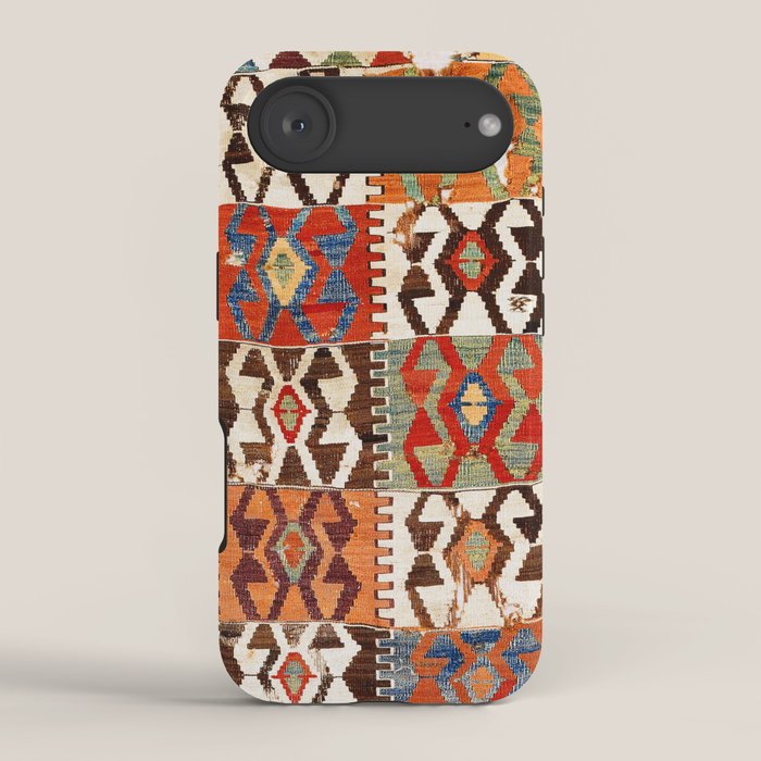 Kütahya West Anatolian Kilim Print iPhone Case Gallery Image 2