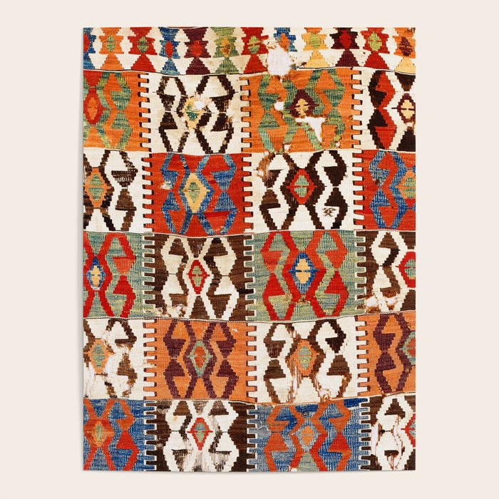 Kütahya West Anatolian Kilim Print Poster Gallery Image 4