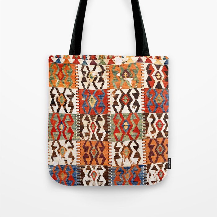 Kütahya West Anatolian Kilim Print Tote Bag Gallery Image 1
