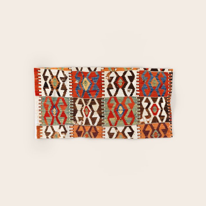 Kütahya West Anatolian Kilim Print Bath Towel Gallery Image 1