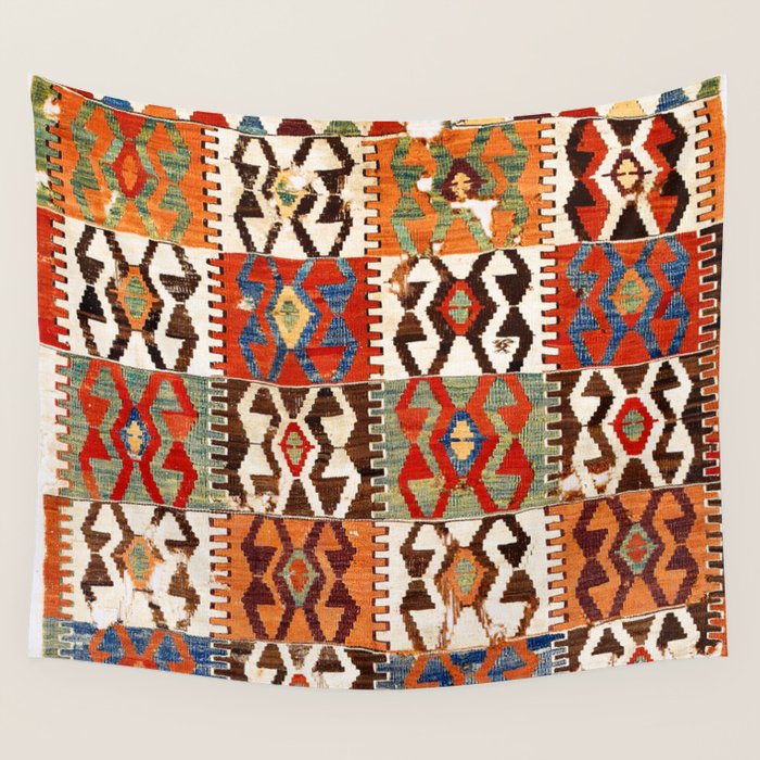 Kütahya West Anatolian Kilim Print Wall Tapestry Gallery Image 4