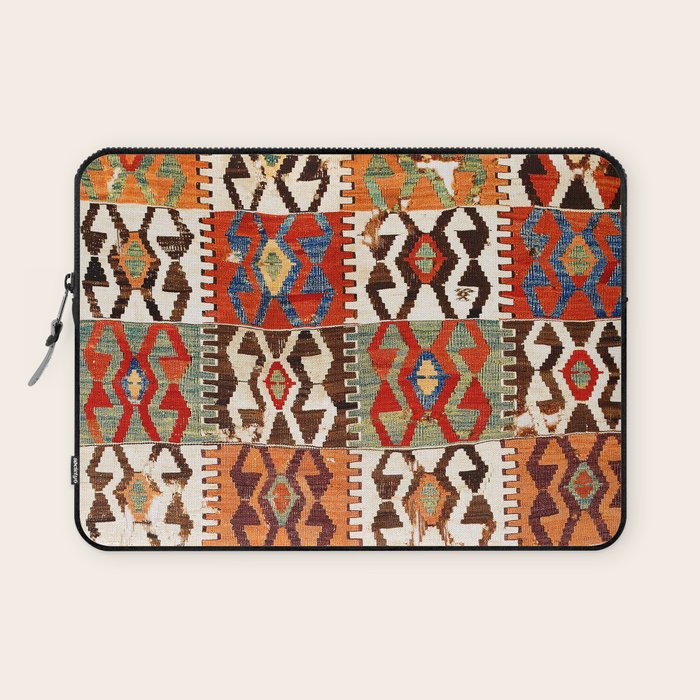 Kütahya West Anatolian Kilim Print Laptop Sleeve Gallery Image 1