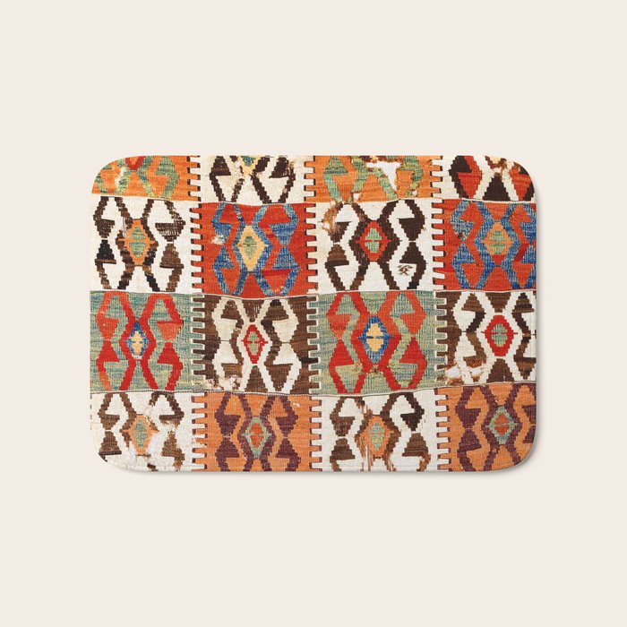 Kütahya West Anatolian Kilim Print Bath Mat Gallery Image 1
