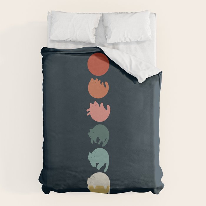Cat Landscape 181: Cooling Down Duvet Cover Gallery Image 6