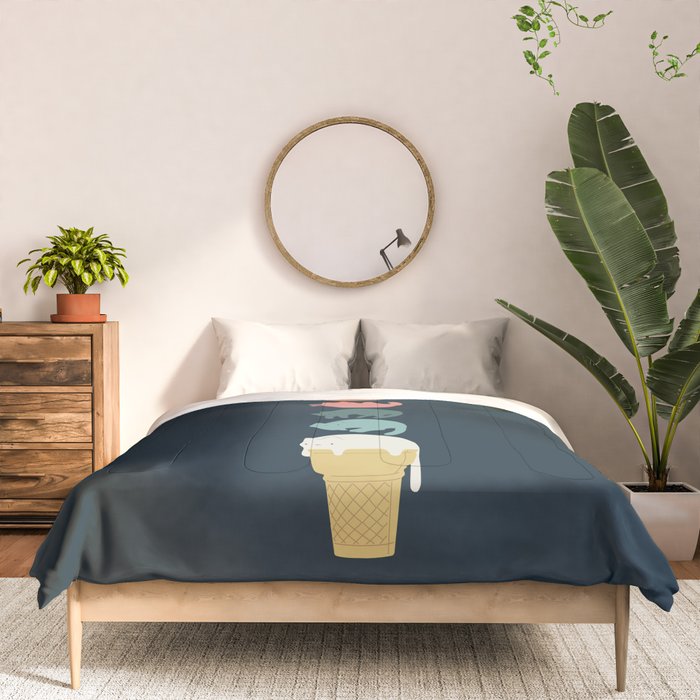 Cat Landscape 181: Cooling Down Comforter Gallery Image 3