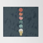 Cat Landscape 181: Cooling Down Throw Blanket Gallery Image 2