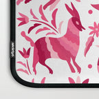 Mexican Otomi Design in Pink by Akbaly Laptop Sleeve Gallery Image 3